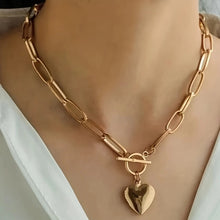 Load image into Gallery viewer, Chain-openable Heart Pendant Made Of Alloy