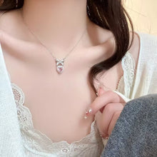 Load image into Gallery viewer, Love Heart Bow Romantic Necklace For Women