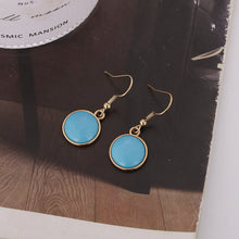 Load image into Gallery viewer, Fashionable Colorful Round Marble Earrings