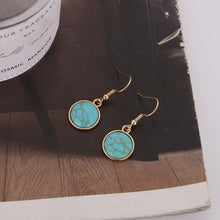 Load image into Gallery viewer, Fashionable Colorful Round Marble Earrings