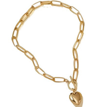 Load image into Gallery viewer, Chain-openable Heart Pendant Made Of Alloy